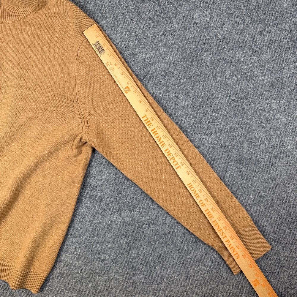 Patagonia Recycled Cashmere 1/4 Zip Sweater Mens L Brown Pullover Knit 50600 - Picture 10 of 11